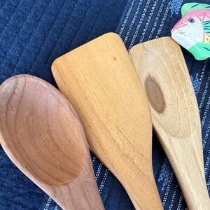 Wooden and Metal Kitchen Utensil Lot
